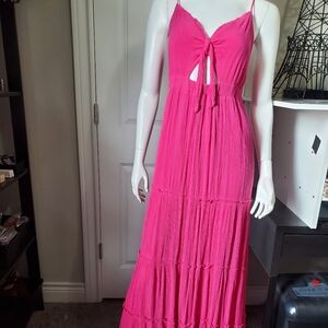 HOT Pink Maxi Dress